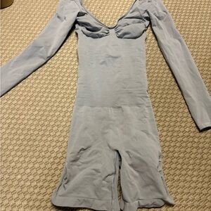 SKIMS Seamless Sculpt Long Sleeve mid thigh Bodysuit